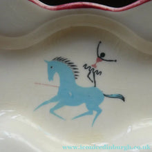 Load image into Gallery viewer, Fabulous 1950s Beswick CIRCUS PATTERN Ceramic Cruet Set and Stand
