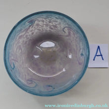 Load image into Gallery viewer, A/ Fabulous Little X ZA Shape Antique Scottish Monart Glass Bowl. With Original Paper Label on the Base
