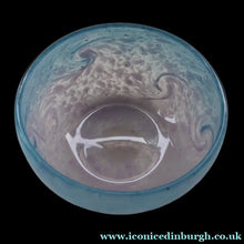 Load image into Gallery viewer, A/ Fabulous Little X ZA Shape Antique Scottish Monart Glass Bowl. With Original Paper Label on the Base

