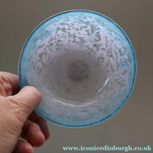 Load image into Gallery viewer, A/ Fabulous Little X ZA Shape Antique Scottish Monart Glass Bowl. With Original Paper Label on the Base
