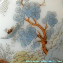 Load image into Gallery viewer, Vintage SINGLE Glass Shade. Opaque White Glass with Transfer Printed WILLOW PATTERN Design
