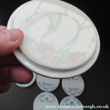 Load image into Gallery viewer, Antique Ceramic Pot Lid for Naviati Extra Tobacco Jar: No. 3
