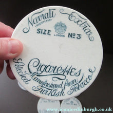 Load image into Gallery viewer, Antique Ceramic Pot Lid for Naviati Extra Tobacco Jar: No. 3
