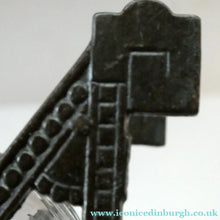 Load image into Gallery viewer, Aesthetic Movement. Antique Cast Iron Inkwell and Dip Pen Stand with Glass Snail Inkwell
