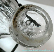 Load image into Gallery viewer, Aesthetic Movement. Antique Cast Iron Inkwell and Dip Pen Stand with Glass Snail Inkwell

