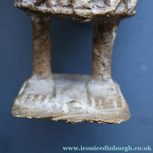 Load image into Gallery viewer, AFRICAN Benin Bronze, NIGERIA. Figurine / Sculpture of a Warrior Holding a Spear. 11 3/4 inches
