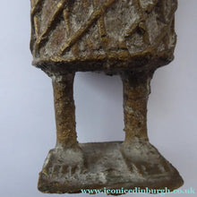 Load image into Gallery viewer, AFRICAN Benin Bronze, NIGERIA. Figurine / Sculpture of a Warrior Holding a Spear. 11 3/4 inches
