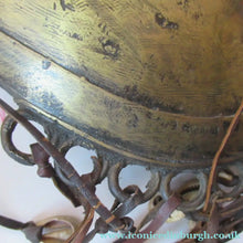 Load image into Gallery viewer, Antique Benin Nigeria Bronze Ovoid Metal Pouch or Bag. Figures and Snakes
