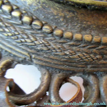 Load image into Gallery viewer, Antique Benin Nigeria Bronze Ovoid Metal Pouch or Bag. Figures and Snakes

