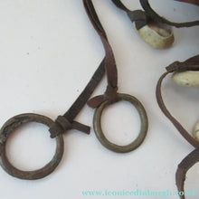 Load image into Gallery viewer, Antique Benin Nigeria Bronze Ovoid Metal Pouch or Bag. Figures and Snakes
