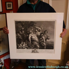 Load image into Gallery viewer, After Peter Paul RUBENS; 1775 Original OLD MASTER Copperplate Engraving. Marche de Silene. Engraved by Nicolas de Launay
