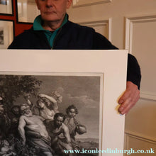 Load image into Gallery viewer, After Peter Paul RUBENS; 1775 Original OLD MASTER Copperplate Engraving. Marche de Silene. Engraved by Nicolas de Launay
