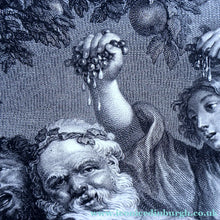 Load image into Gallery viewer, After Peter Paul RUBENS; 1775 Original OLD MASTER Copperplate Engraving. Marche de Silene. Engraved by Nicolas de
