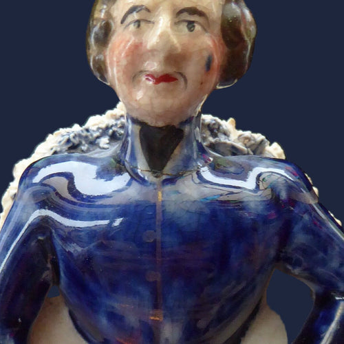Rare PRINCE ALBERT Miniature Figurine. A GENUINE Antique 19th Century STAFFORDSHIRE FIGURE; c 1845