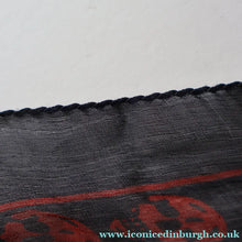 Load image into Gallery viewer, LARGE Genuine  "As New" ALEXANDER MCQUEEN "Red Skulls" Pattern Silk Scarf

