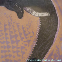 Load image into Gallery viewer, AMERICAN ART. Robert Rivers: Large 1999 Limited Edition Etching Printed in Colour Using Three Plates.  Entitled "Elephant in Purple Garden". FRAMED
