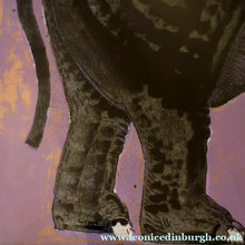 Load image into Gallery viewer, AMERICAN ART. Robert Rivers: Large 1999 Limited Edition Etching Printed in Colour Using Three Plates.  Entitled "Elephant in Purple Garden". FRAMED

