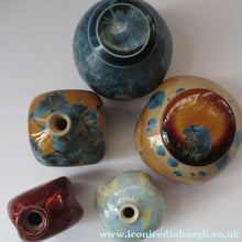 Load image into Gallery viewer, Julie Brooke Crystalline Glaze Miniature Bottle Vase
