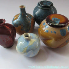 Load image into Gallery viewer, Julie Brooke Crystalline Glaze Miniature Bottle Vase
