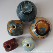 Load image into Gallery viewer, Julie Brooke Crystalline Glaze Miniature Bottle Vase
