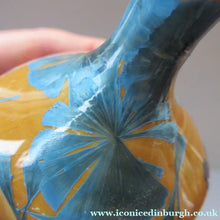 Load image into Gallery viewer, Julie Brooke Crystalline Glaze Miniature Bottle Vase
