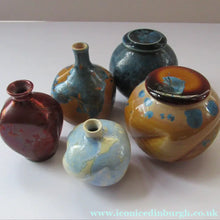 Load image into Gallery viewer, Julie Brooke Crystalline Glaze Miniature Lidded Pot
