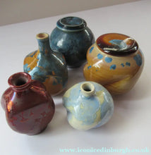 Load image into Gallery viewer, Julie Brooke Crystalline Glaze Miniature Lidded Pot
