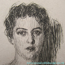 Load image into Gallery viewer, Anders Zorn Original Pencil Signed Etching. Mrs Cleveland II - the Presdient's Wife
