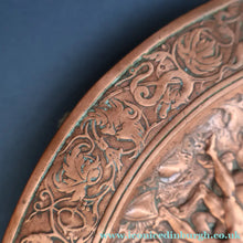 Load image into Gallery viewer, Antique 1850s Copper Electrotype After a Design by Antoine Vechte. Entitled the Battle of the Amazons. 9 inches
