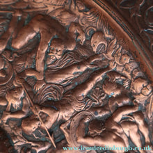 Load image into Gallery viewer, Antique 1850s Copper Electrotype After a Design by Antoine Vechte. Entitled the Battle of the Amazons. 9 inches
