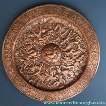 Load image into Gallery viewer, Antique 1850s Copper Electrotype After a Design by Antoine Vechte. Entitled the Battle of the Amazons. 9 inches
