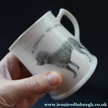 Load image into Gallery viewer, ANTIQUE 1911 Edwardian Mug by Co-operative Wholesale Society Ltd with BEDLINGTON TERRIER Decoration

