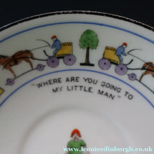 Load image into Gallery viewer, Antique 1920s Nursery Cup and Saucer. Attractive "Noah's Ark" Pattern by New Chelsea
