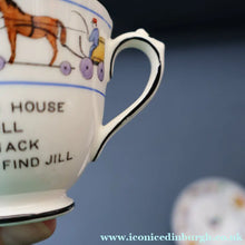 Load image into Gallery viewer, Antique 1920s Nursery Trio. Attractive "Noah's Ark" Pattern by New Chelsea. Cup, Saucer and Side Plate
