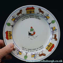 Load image into Gallery viewer, Antique 1920s Nursery Trio. Attractive "Noah's Ark" Pattern by New Chelsea. Cup, Saucer and Side Plate
