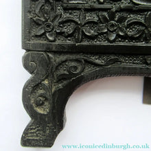 Load image into Gallery viewer, 19th Century Anglo Indian Delhi Miniature Carved Ebony Frame
