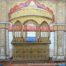 Load image into Gallery viewer, 19th Century Anglo Indian Delhi Miniature Carved Ebony Frame
