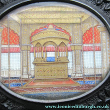 Load image into Gallery viewer, 19th Century Anglo Indian Delhi Miniature Carved Ebony Frame

