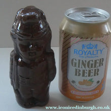 Load image into Gallery viewer, Antique Staffordshire / Scottish 19th Century Bank or Money Box with Treacle Glaze. In the form of a Little Double-Sided Man
