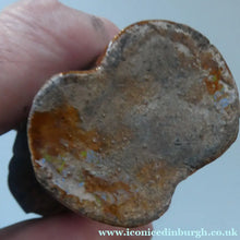 Load image into Gallery viewer, Antique Staffordshire / Scottish 19th Century Bank or Money Box with Treacle Glaze. In the form of a Little Double-Sided Man
