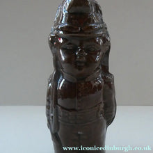 Load image into Gallery viewer, Antique Staffordshire / Scottish 19th Century Bank or Money Box with Treacle Glaze. In the form of a Little Double-Sided Man
