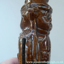 Load image into Gallery viewer, Antique Staffordshire / Scottish 19th Century Bank or Money Box with Treacle Glaze. In the form of a Little Double-Sided Man
