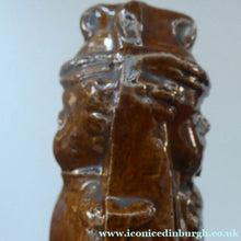 Load image into Gallery viewer, Antique Staffordshire / Scottish 19th Century Bank or Money Box with Treacle Glaze. In the form of a Little Double-Sided Man
