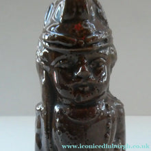 Load image into Gallery viewer, Antique Staffordshire / Scottish 19th Century Bank or Money Box with Treacle Glaze. In the form of a Little Double-Sided Man
