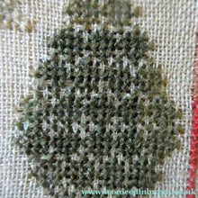 Load image into Gallery viewer, ANTIQUE 19th Century Embroidered Sampler with Letters and Floral Designs &amp; Wild Strawberry Border - Textile
