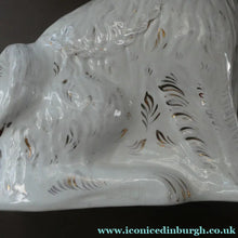 Load image into Gallery viewer, Genuine Antique. LARGE Staffordshire Dogs Chimney Spaniels / Wally Dugs. 12 1/2 inches. in height
