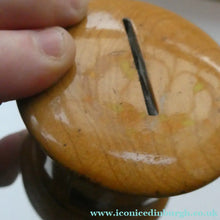 Load image into Gallery viewer, Antique 19th Century MAUCHLINE Ware Bank or Money Box. ALNWICK CASTLE, Northumberland
