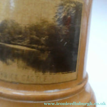 Load image into Gallery viewer, Antique 19th Century MAUCHLINE Ware Bank or Money Box. ALNWICK CASTLE, Northumberland
