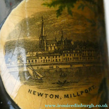 Load image into Gallery viewer, Antique 19th Century MAUCHLINE Ware Black Lacquer Tumbler Box
