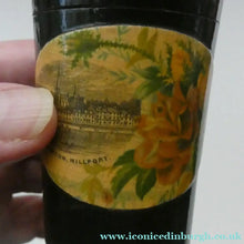 Load image into Gallery viewer, Antique 19th Century MAUCHLINE Ware Black Lacquer Tumbler Box
